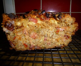 Whole Wheat Bacon, Cheese, Olive and Sundried Tomato Loaf Recipe
