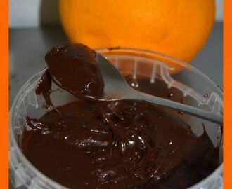 Pâte à tartiner chocolat noir/orange
