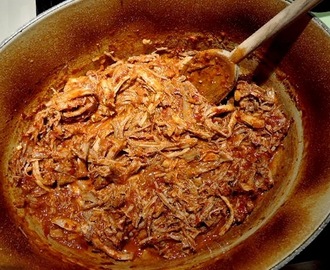 Braised Pork Shoulder with New Mexico Red Chile Sauce