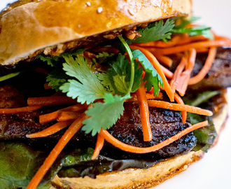 Asian Infused Pork Belly Sandwich with Steamed and Baked Bun Recipes