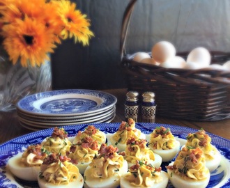 Bacon & Chive Deviled Eggs