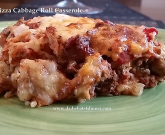 Pizza Cabbage Roll Casserole