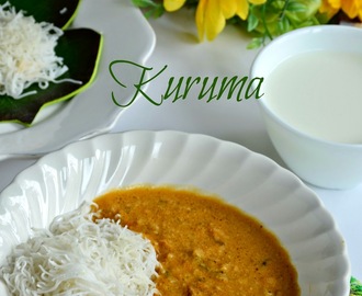 Tomato Kurma for Idiyappam - Tomato Salna - Step by step