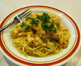 Savings for Sisters #131 - Slow Cooker Southwest Chicken Spaghetti