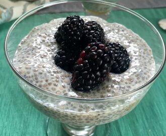 Overnight Vanilla Blackberry Chia Pudding + Driscoll’s Coupon Giveaway
