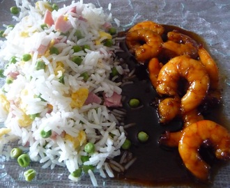 Crevettes caramélisées à l'asiatique