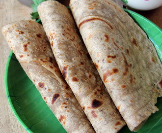 Ajwain Paratha - Indian flat bread with Ajwain seeds - Healthy Roti, Paratha recipe