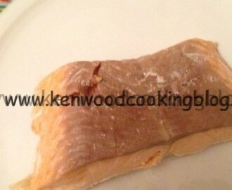 Ricetta Filetti di salmone cotti al vapore Kenwood