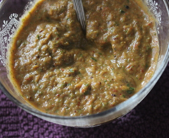Vengayam Thakkali Kara Chutney/Spicy Tomato Onion Chutney