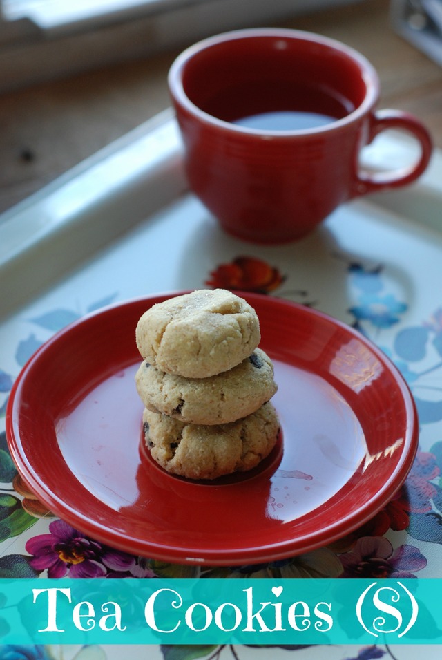 Tea Cookies~ Gluten, Dairy and Sugar Free (S)