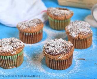 Eggless Barley flour doughnut muffins - #BreadBakers