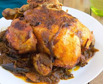 Malabar Roast Chicken | Kozhi Nirachathu