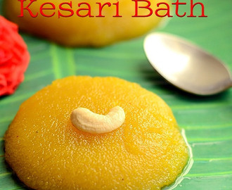 Kesari Bath Recipe-Karnataka Recipes