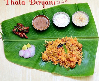 Thala Ajith Biryani Recipe - Mushroom Biryani - Vegetarian Version