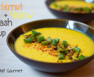 Butternut and Yellow Squash Soup (Wolf Gourmet Blender Giveaway!)