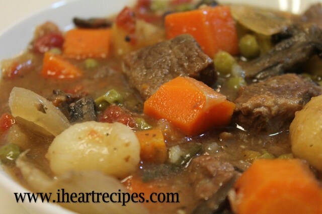 Beef Stew made in the Crock-pot