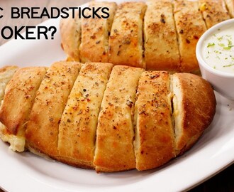 Stuffed Garlic Bread in Cooker | No Oven Cheesy BreadSticks Recipe - CookingShooking