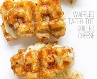 Waffled Tater Tot Grilled Cheese