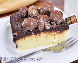 เค้กวานิลลาหน้าช็อกโกแลตมอลต์ Malt Chocolate Cake