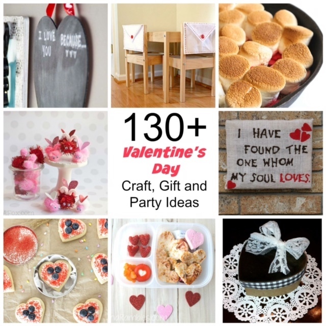 130 Valentine’s Day Crafts and Valentines Day Recipes