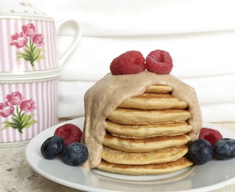 Cinnamon Roll Protein Pancakes [Vegan, Gluten Free, Grain Free, Dairy Free, Nut Free]