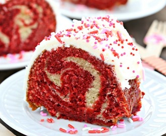 White and red velvet cake recipe