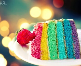 Rainbow cake Recipe