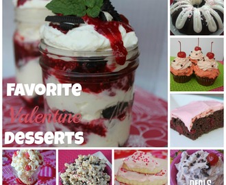Favorite Valentine's Desserts: Raspberry Cheesecake, Double Chocolate Bundts, Cherry Chip Brownies & MORE!
