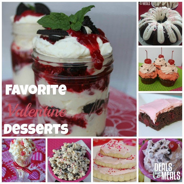Favorite Valentine's Desserts: Raspberry Cheesecake, Double Chocolate Bundts, Cherry Chip Brownies & MORE!