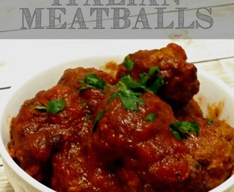 LCHF Italian Meatballs