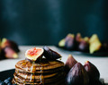 Chocolate and Banana Pancakes for J (GF, DF, RSF)