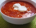 Classic polish tomato soup