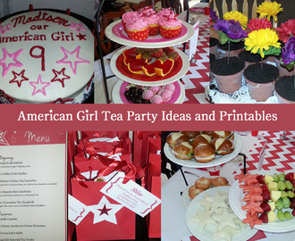 American Girl Tea Party Birthday