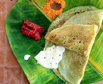 Mudakathan Keerai Dosai - Healthy breakfast recipes - Dosa recipes - Indian Pancake recipes