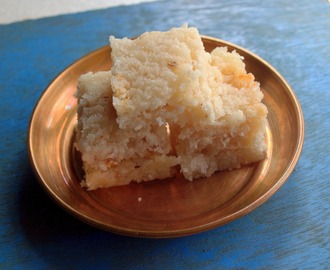 Coconut Burfi/Fudge  | Thenga Burfi | Indian Sweet