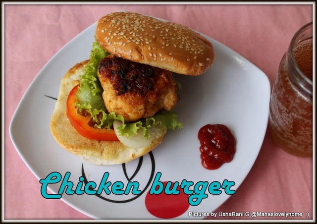 Quick and easy Indian method chicken patty for burger | Indian style garlic soya flavored chicken patties for burger | spicy ground chicken patties for burger | How to make chicken patties with step by step images