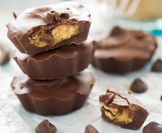 Healthy Cookie Dough Peanut Butter Cups