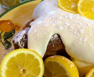 Italian Lemon Dove Cake with Limoncello Cream