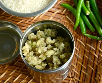 Killu Vadam - Fryums made using leftover rice - Step by step