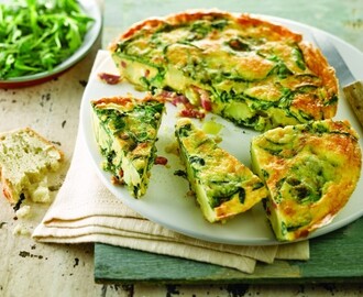 Simple Supper – Bacon, Spinach and Potato Frittata