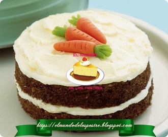 Recetas de postres y dulces típicos de Semana Santa y Pascua: Torta de zanahoria (Carrot Cake).