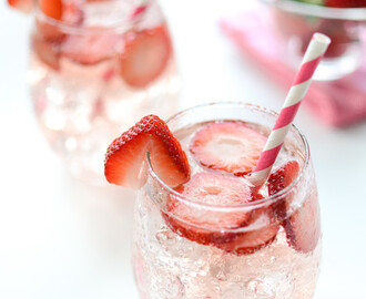 Pink Strawberry Sangria