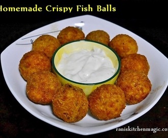 Homemade Crispy Fish Balls (Pan Fried Fish Balls)