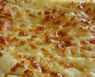 Pizza Dough and Cheesy Garlic Bread Sticks