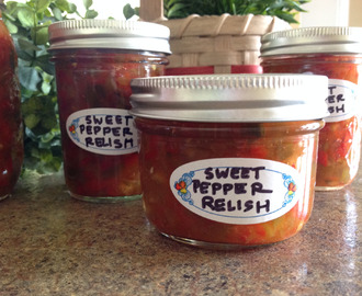 Sweet and Spicy Pepper Relish