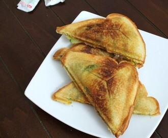Veg Masala Toast Sandwich Recipe | Mumbai masala toast sandwich