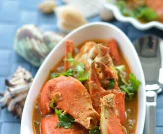Crab Curry or Peethala Iguru
