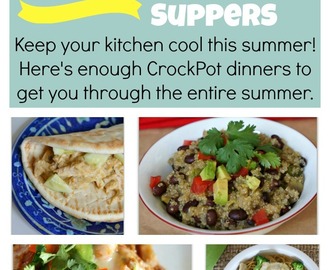 101 Slow Cooker Summer Suppers--Enough summer crockpot recipes to get you through the entire summer!