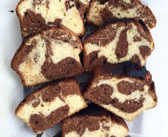 double chocolate marble cake.