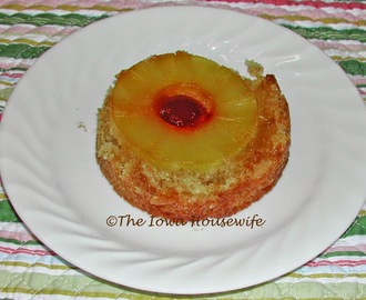 Individual Pineapple Upside Down Cakes